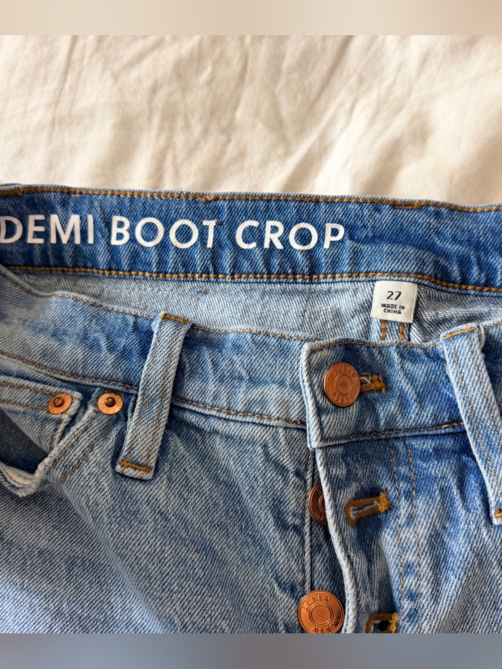 J crew Demi Boot Crop  Size 27 - Picture 5 of 6